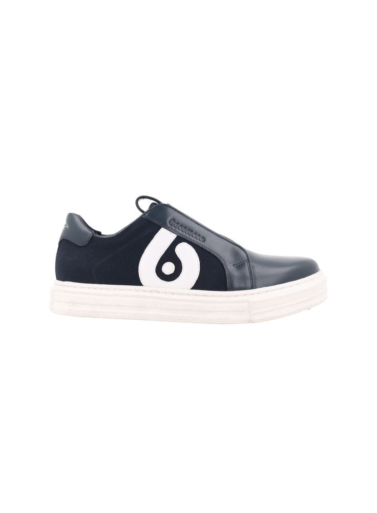 Bocorocco x TIMNAS Indonesia Ux. Trend G-02B NAVY OPACO - Sepatu Sneakers Unisex Pria Wanita Kulit - Halal & Nyaman