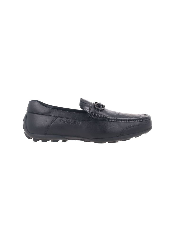 Bocorocco U. Falco Cal 09 Nero - Sepatu Loafers Pria Kulit Formal Daily Casual - Halal & Nyaman