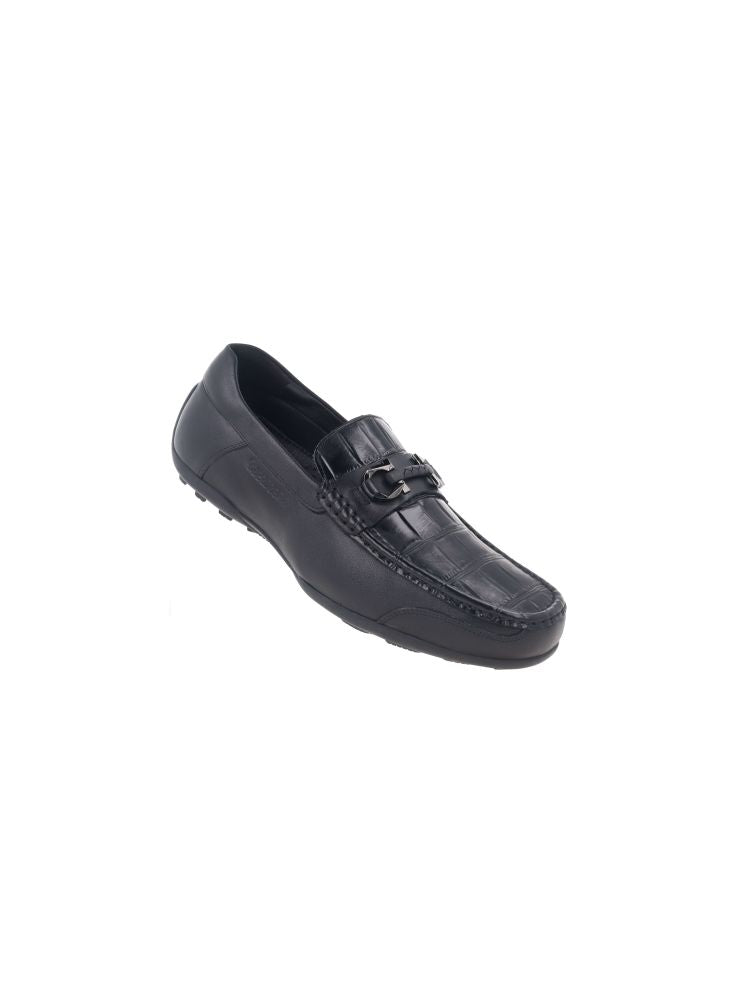 Bocorocco U. Falco Cal 09 Nero - Sepatu Loafers Pria Kulit Formal Daily Casual - Halal & Nyaman