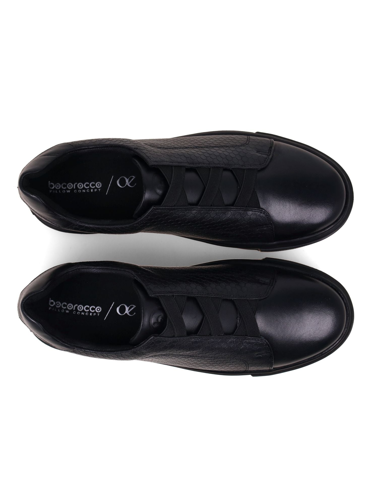 Ux.  Trend 34 Nero - Sneakers Pria Warna Hitam