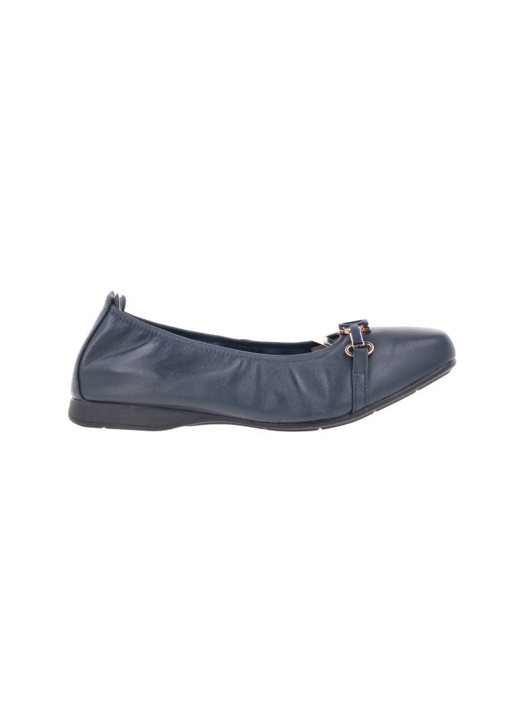 TUSCANY 20 NAVY - SEPATU FLATSHOES WANITA FORMAL CASUAL - NYAMAN & HALAL   "
