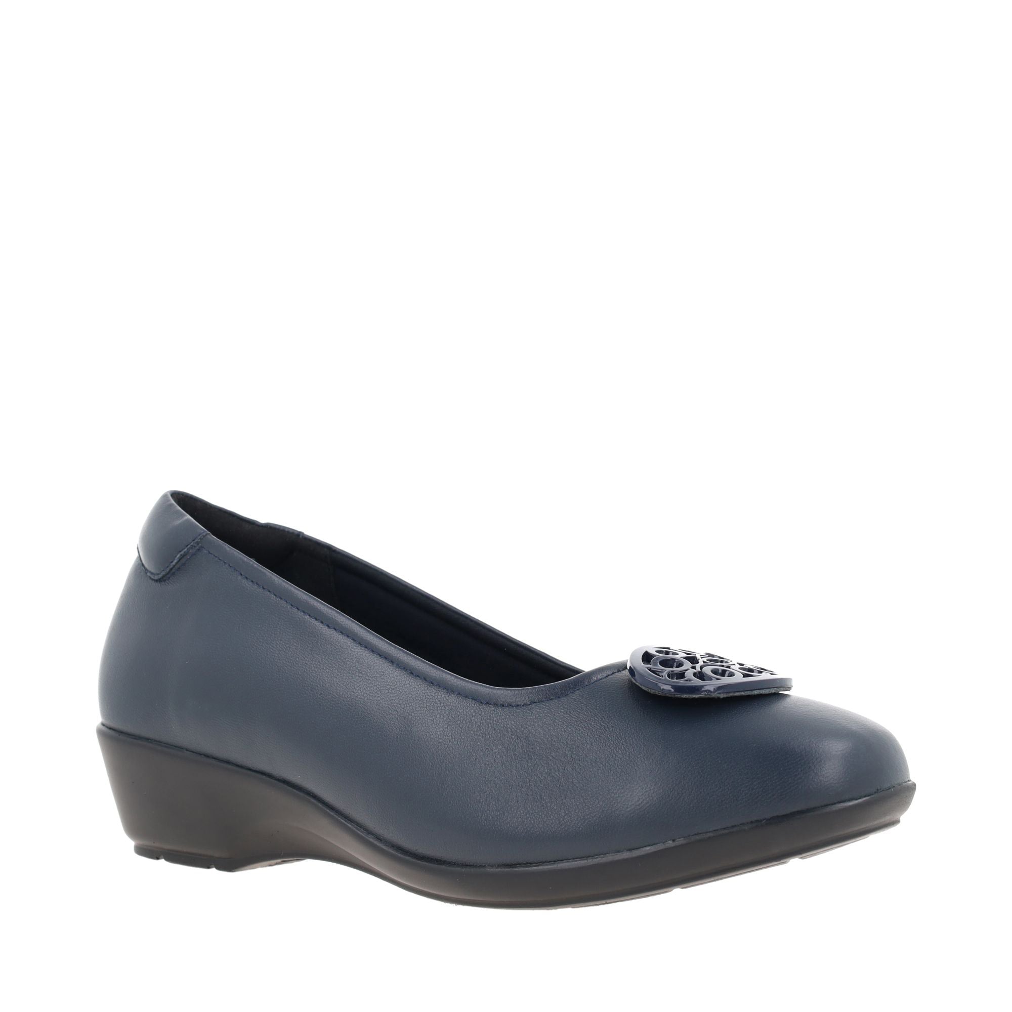 Bocorocco D. Arabela 08 navy - Sepatu Wedges Wanita