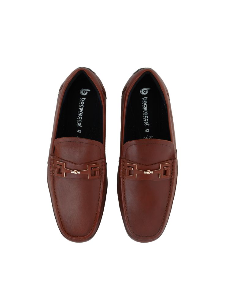 Bocorocco U. Falco Cal 105 Tan - Sepatu Loafers Pria Formal Daily Casual - Halal & Nyaman