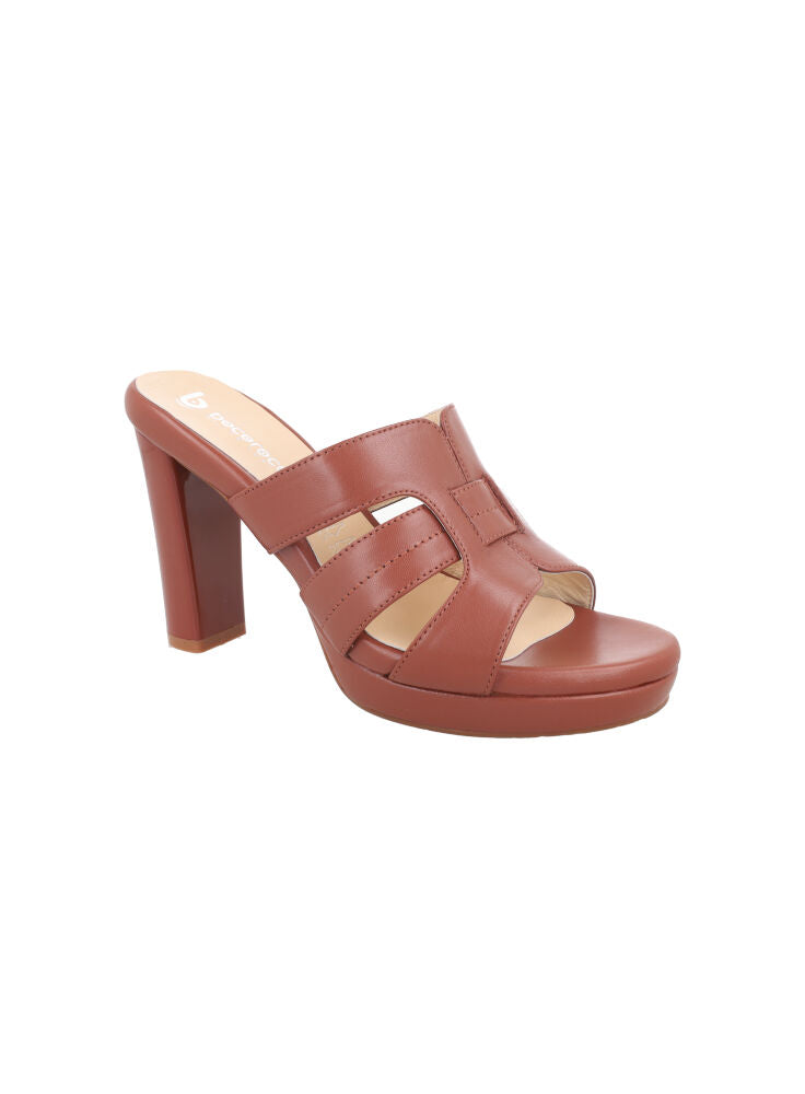 Bocorocco D. Liliana 100 tan - Heel Suede Heel Pesta